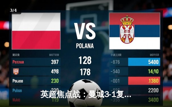 英超焦点战：曼城3-1复仇曼联，哈兰德双响锁定胜局 - 3