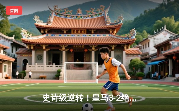 史诗级逆转！皇马3-2绝杀拜仁挺进欧冠决赛，何塞卢替补双响定乾坤